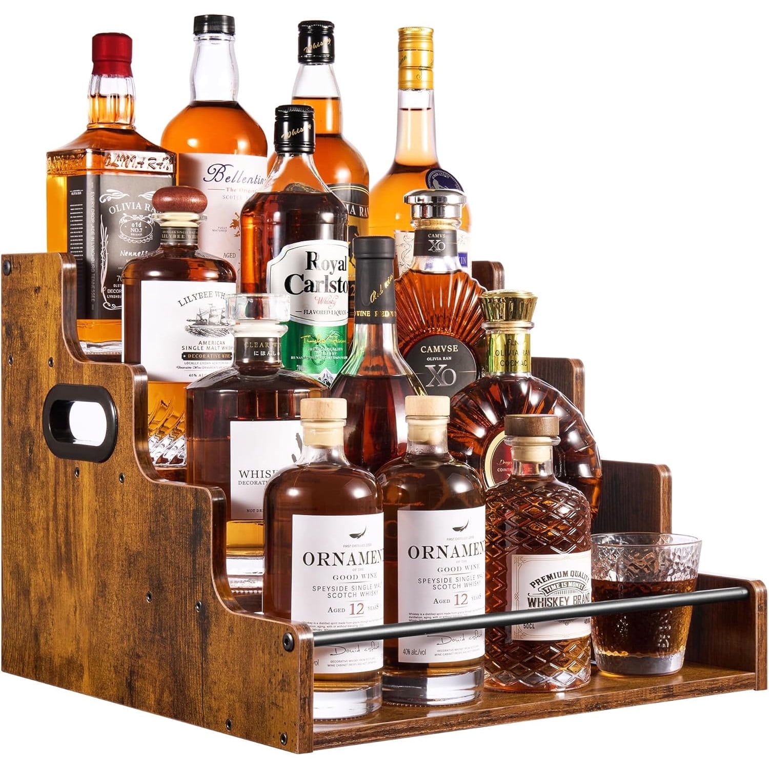 Coffee Equipment Rack - Liquor Bottle Display Shelf, Coffee Syrup