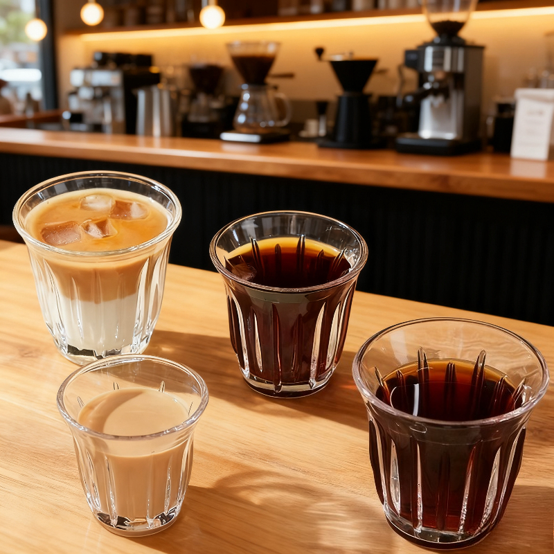 90/130/160/200ML Clear glass c - Vintage Coffee Equipment avis et prix
