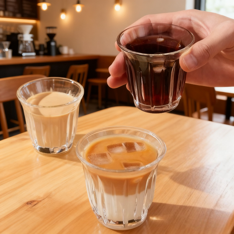 90/130/160/200ML Clear glass c - Vintage Coffee Equipment avis et prix