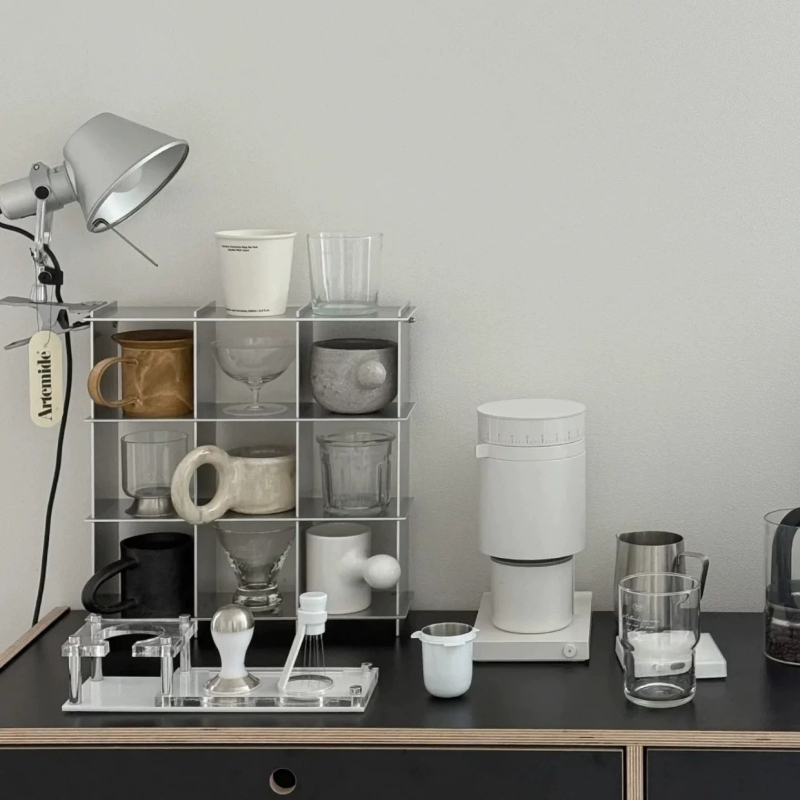 Minimalist Aluminum Alloy Coun - Coffee Equipment Rack avis et prix