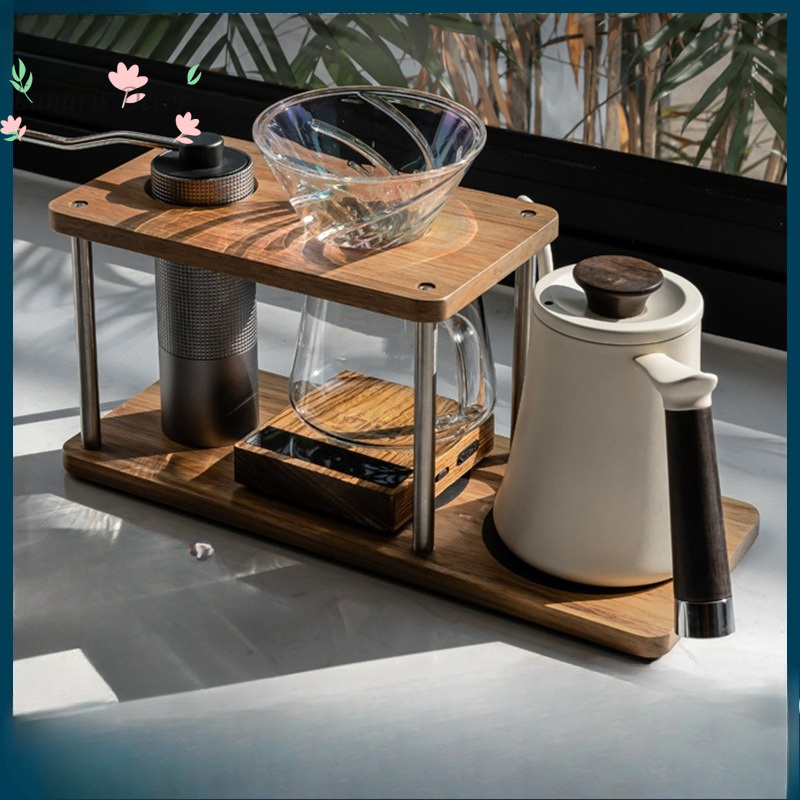 Solid wood pour-over stand, po - Coffee Equipment Pour Over avis et prix