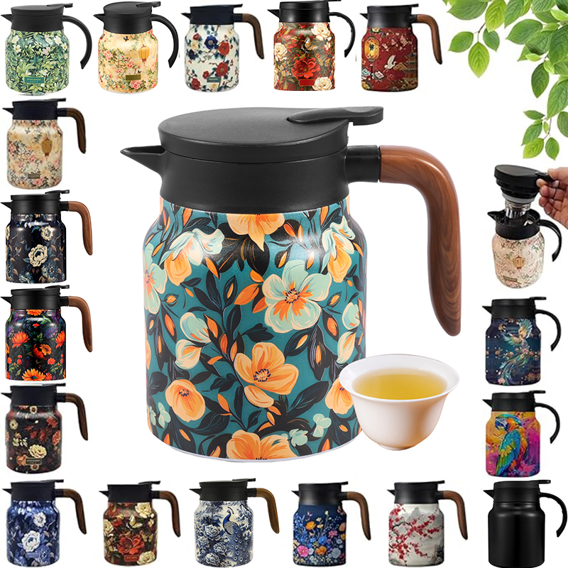 Vintage Floral Tea Thermos Sta - Vintage Coffee Equipment avis et prix
