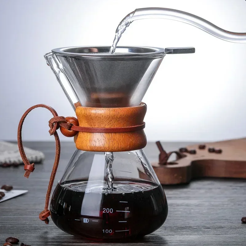 Glass Coffee Kettle with Stain - Coffee Equipment Pour Over avis et prix