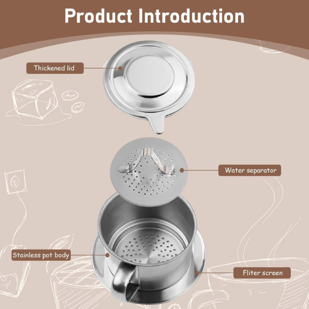 Vietnamese Drip Pour-Over Coff - Coffee Equipment Pour Over avis et prix