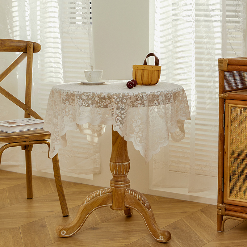 White lace tablecloth, vintage - Vintage Coffee Equipment avis et prix