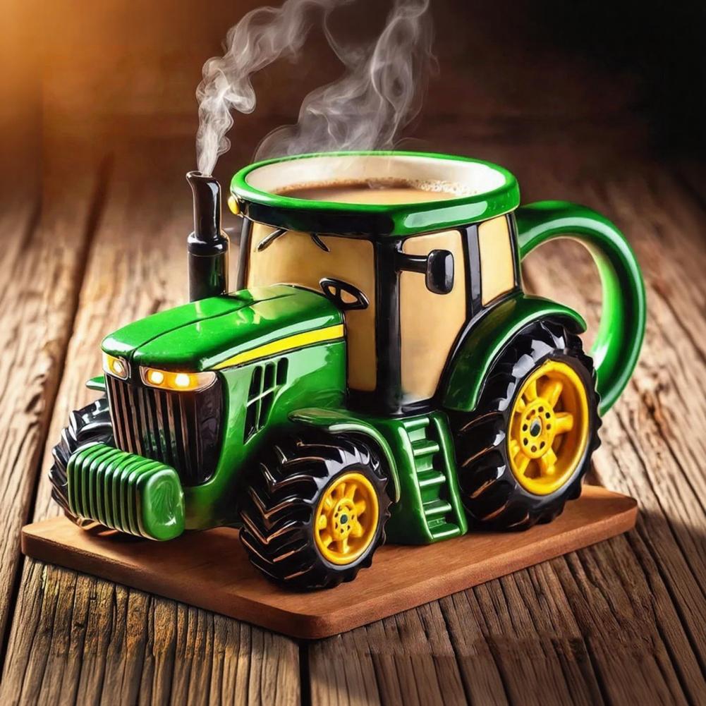 Handcrafted Tractor Coffee Mug - Vintage Coffee Equipment avis et prix