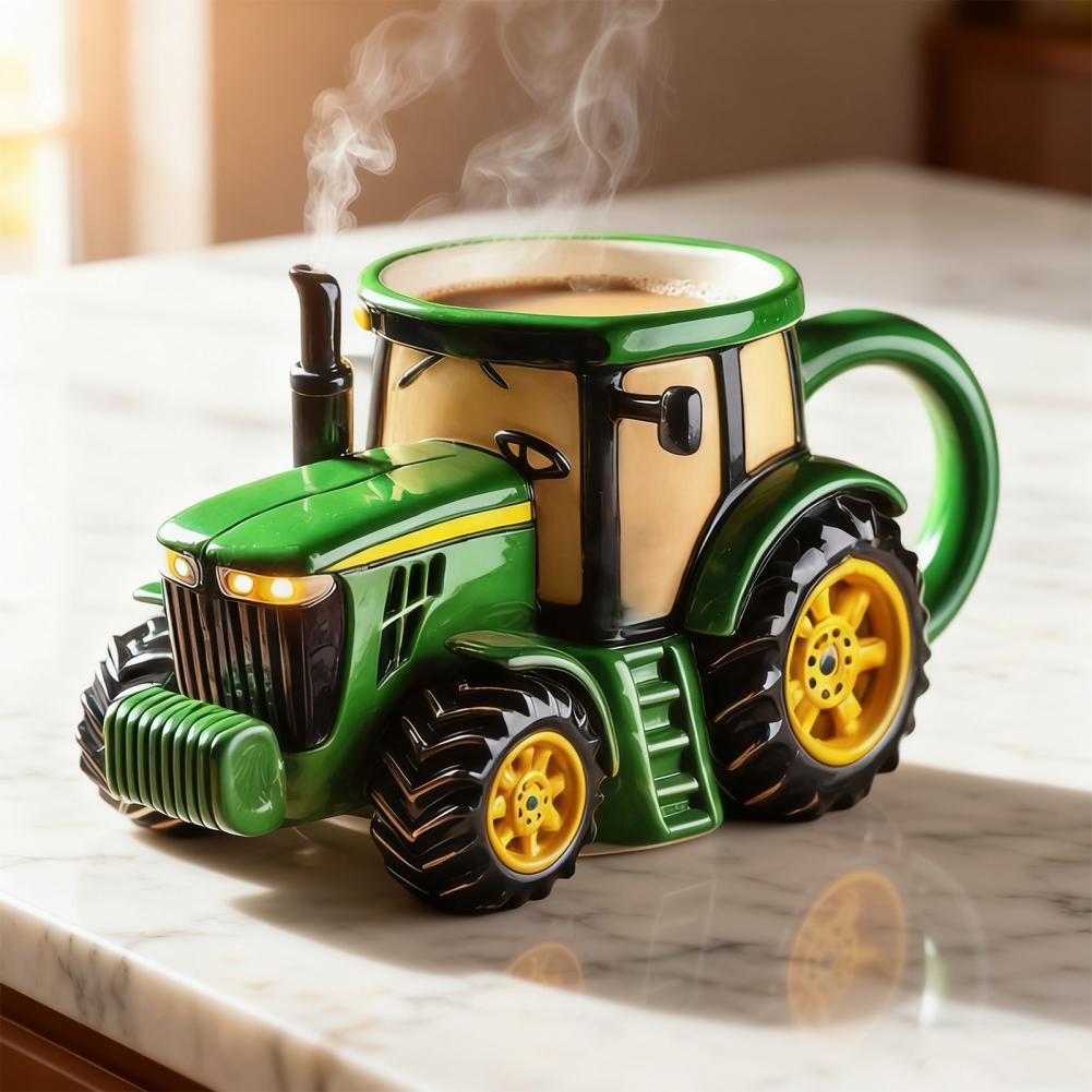 Handcrafted Tractor Coffee Mug - Vintage Coffee Equipment avis et prix