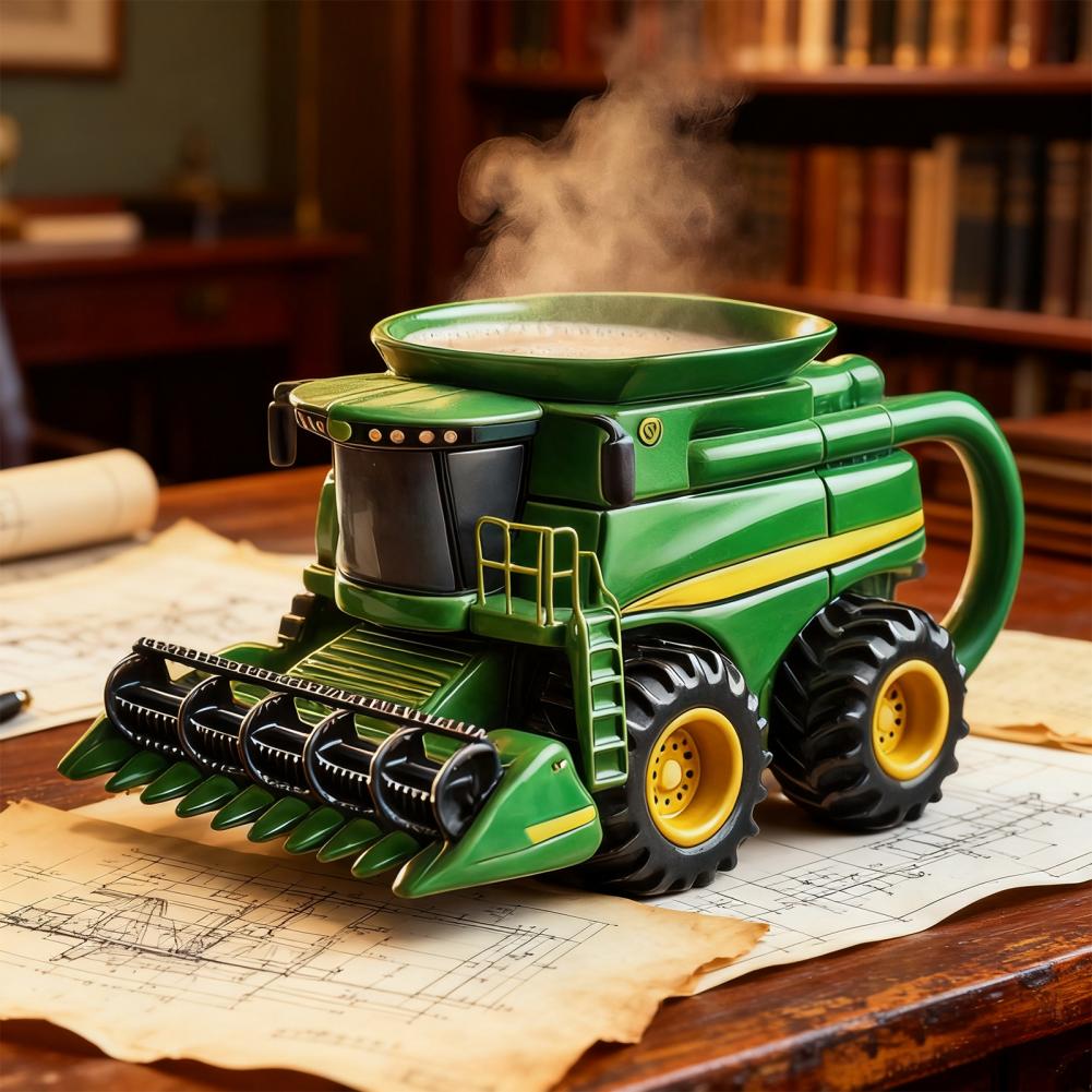 Handcrafted Tractor Coffee Mug - Vintage Coffee Equipment avis et prix