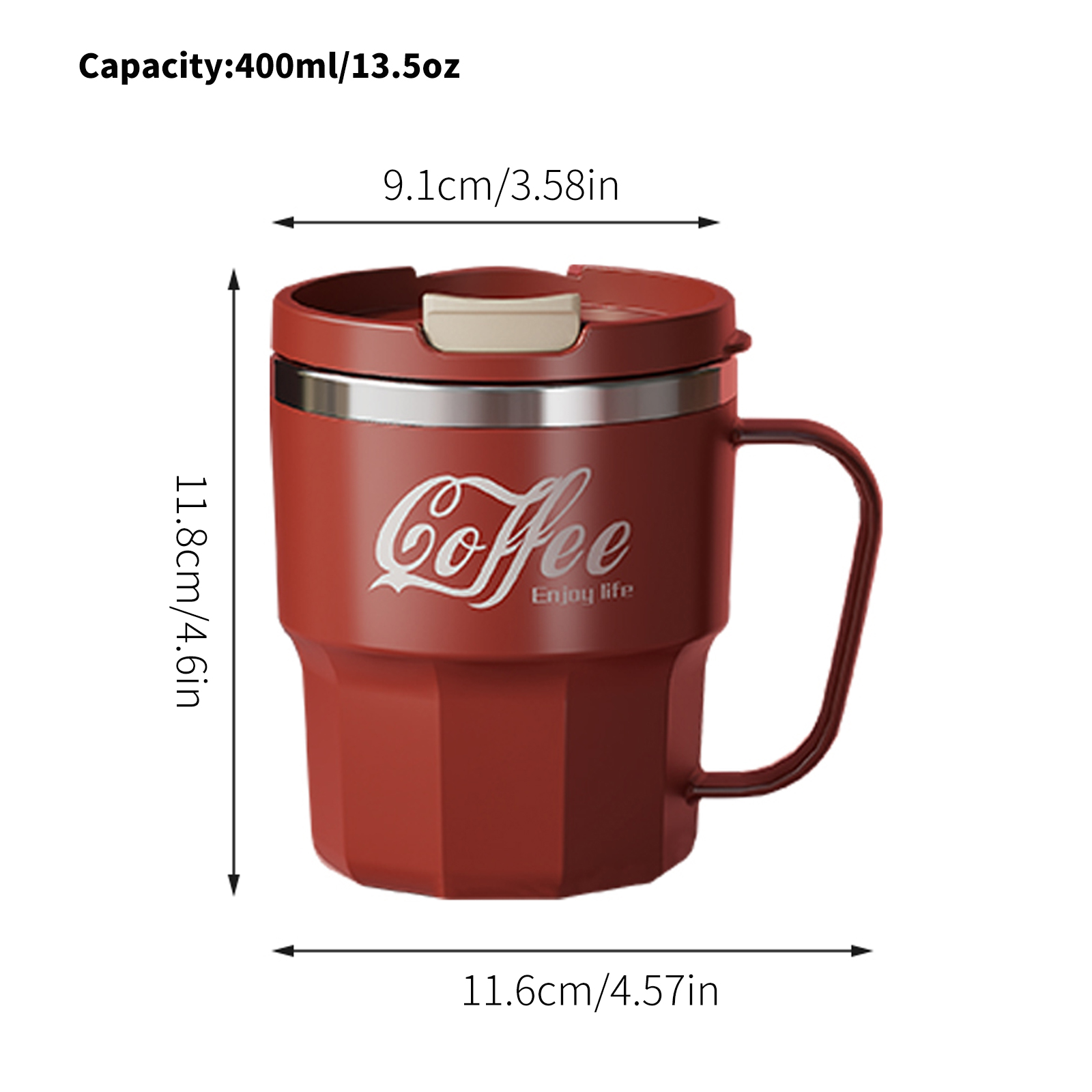 400ml Double Wall Insulated Co - Vintage Coffee Equipment avis et prix
