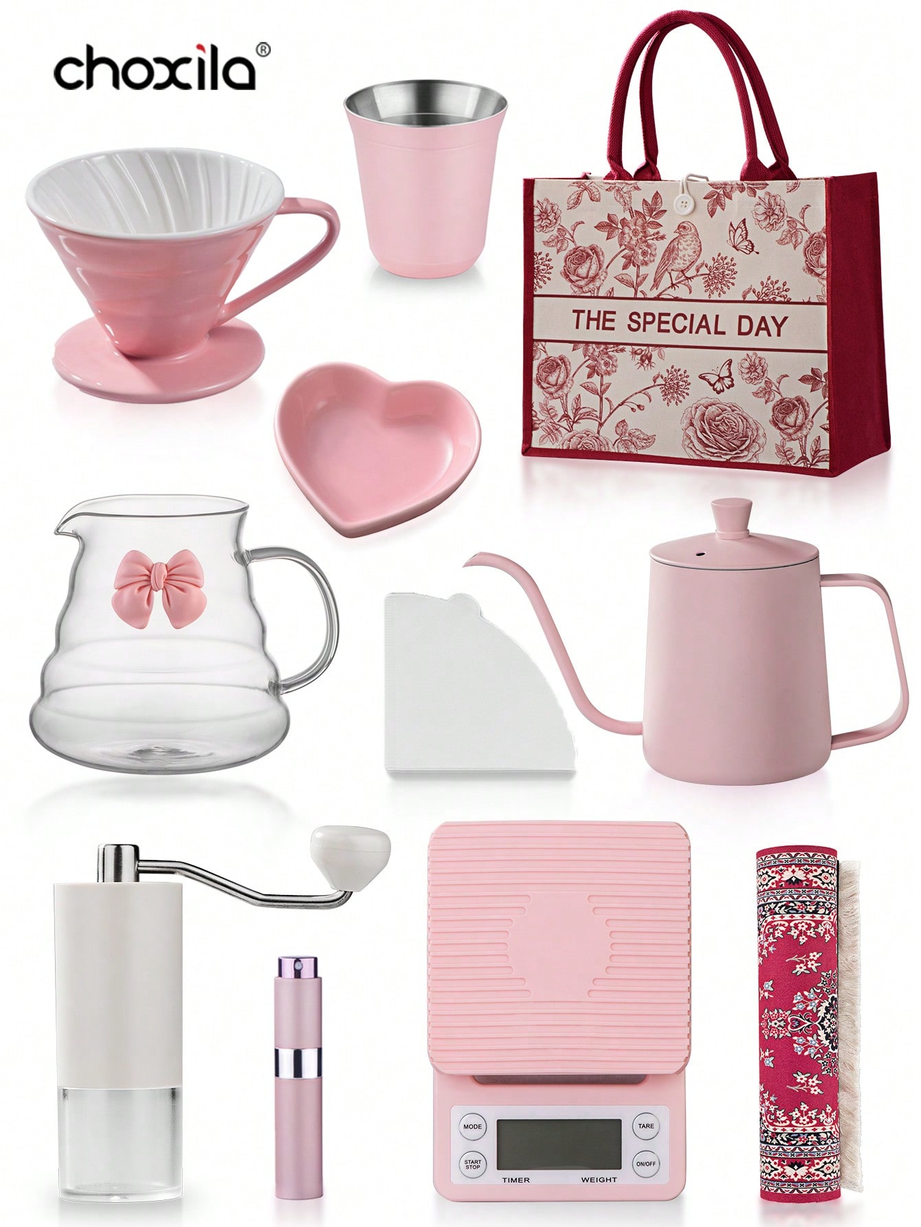 1 set Pink Pour Over Coffee Se - Coffee Equipment Pour Over avis et prix
