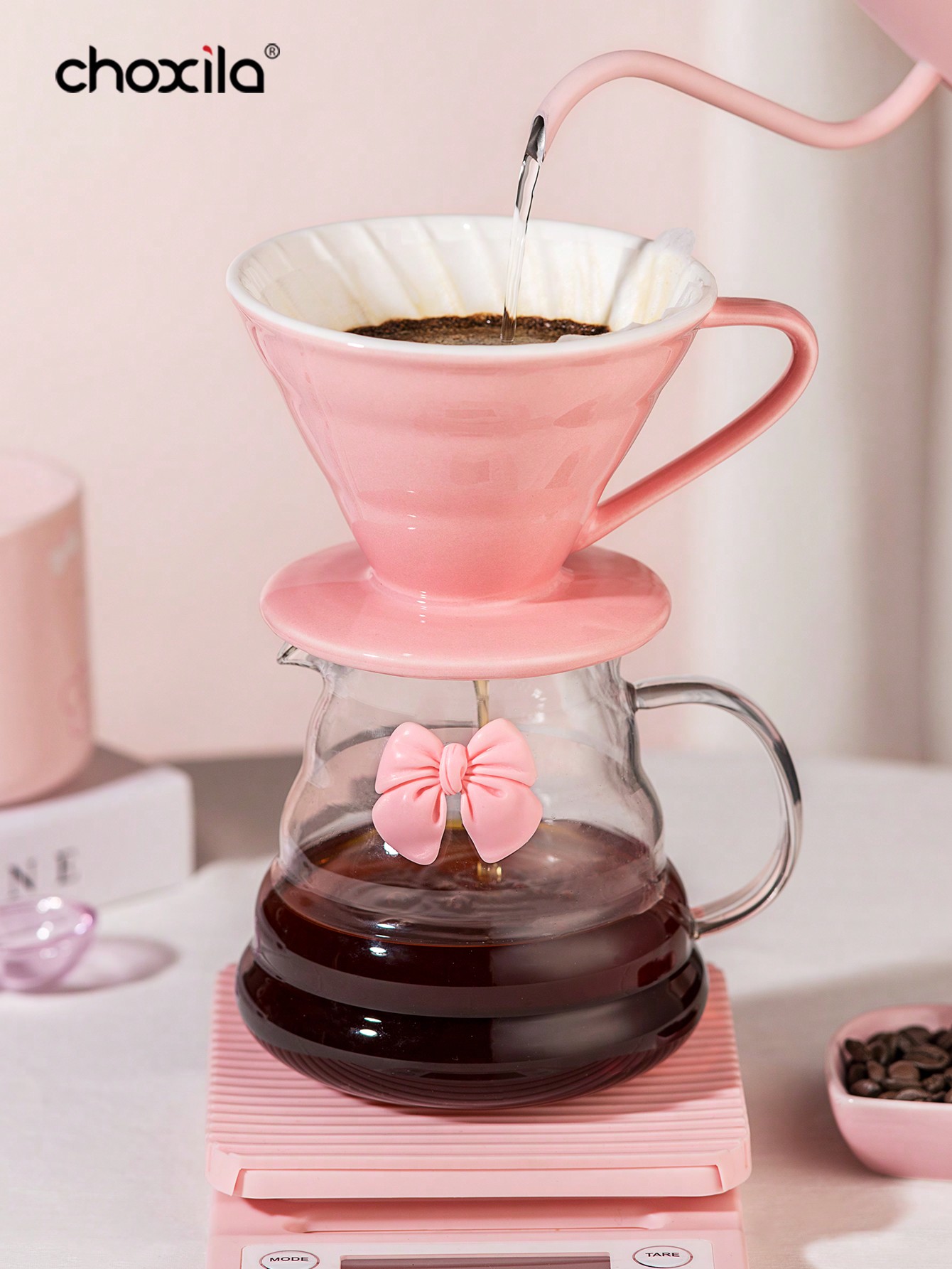 1 set Pink Pour Over Coffee Se - Coffee Equipment Pour Over avis et prix