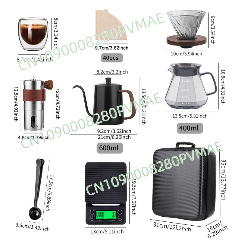 Hand pour-over coffee set outd - Coffee Equipment Pour Over avis et prix