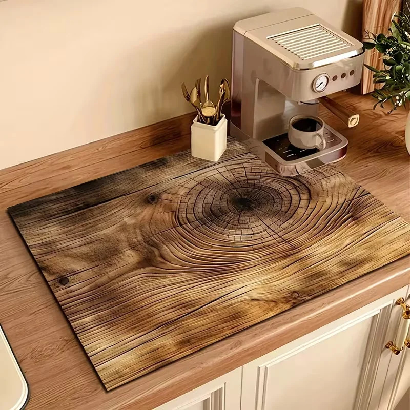 VIKAMA 3D Vintage Wood Grain D - Vintage Coffee Equipment avis et prix